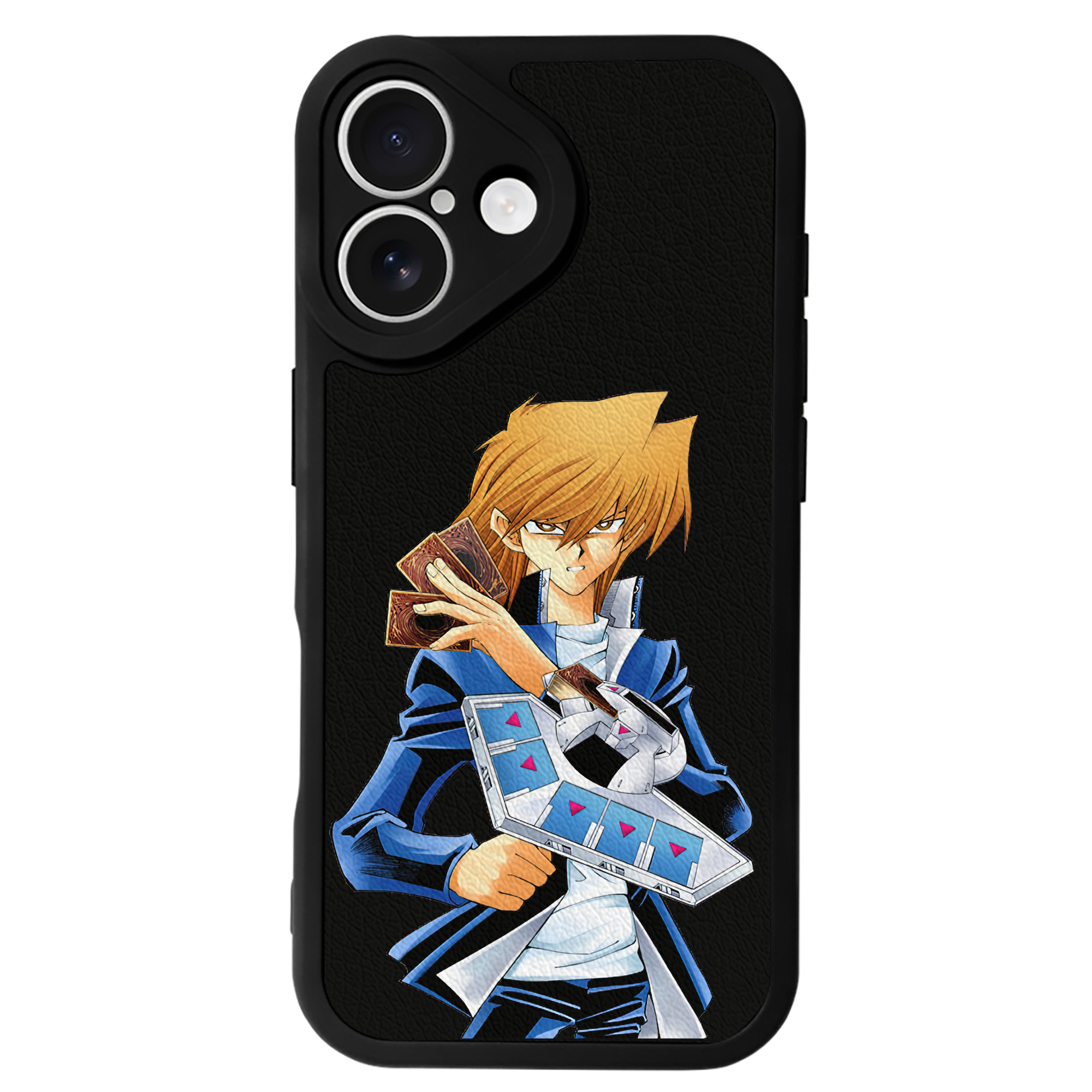 遊☆戯☆王 Yu-Gi-Oh! 【iPhone 16シリーズ対応】シリコンスマホケース（レザー調） 材質：シリコン